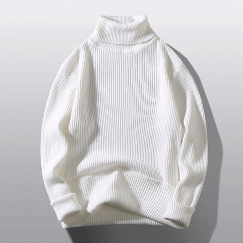 Loose And Simple Bottoming Striped Knitwear